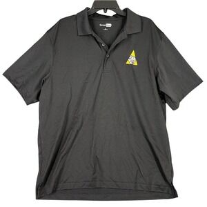 Piggy Wiggly Men Polo Shirt XL Black Staff Employee Uniform Grocery Store Retail